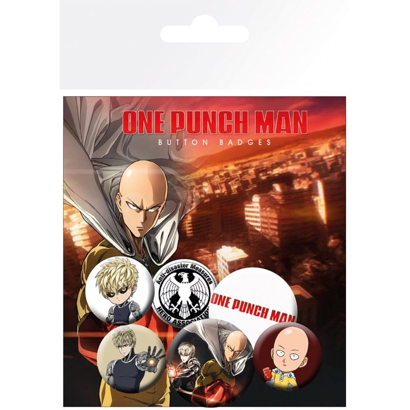 BP0693 One Punch Man Mix Badge Pack.jpg