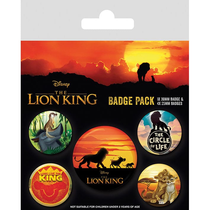 BP80664 The Lion King Movie Life of a King Badge Pack.jpg