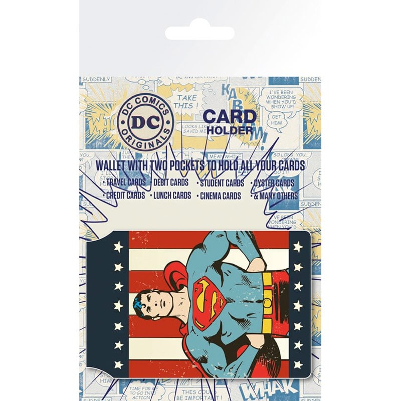 CH0220 DC Comics Retro Superman Card Holder a.jpg