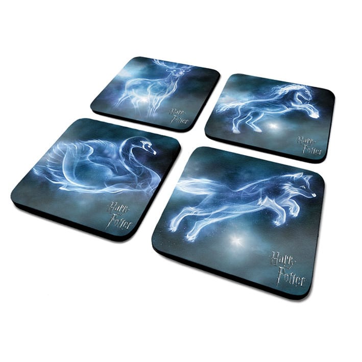 CSP0021 Harry Potter Patronus 4 Coaster Set.jpg