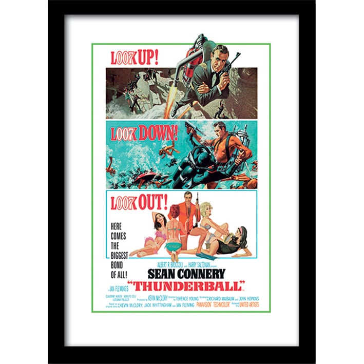 FP10245P James Bond Thunderball Look Out Framed Print.jpg