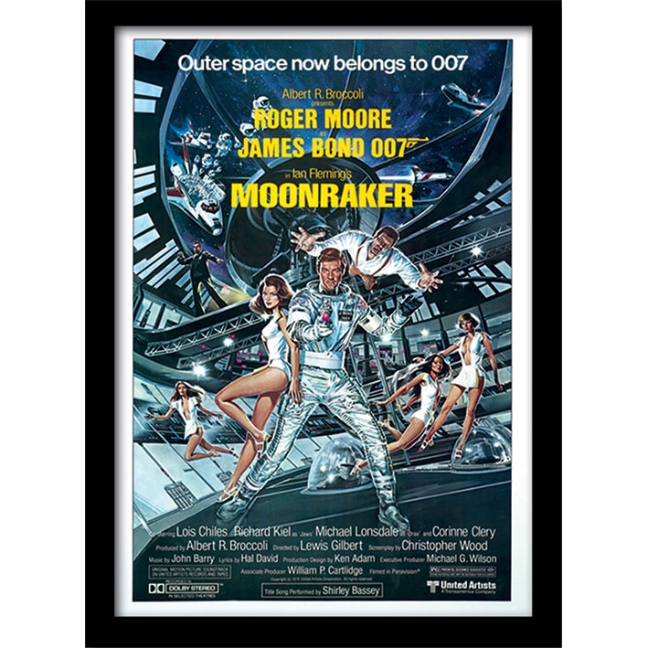 FP10278P James Bond Moonraker One sheet Framed Print.jpg