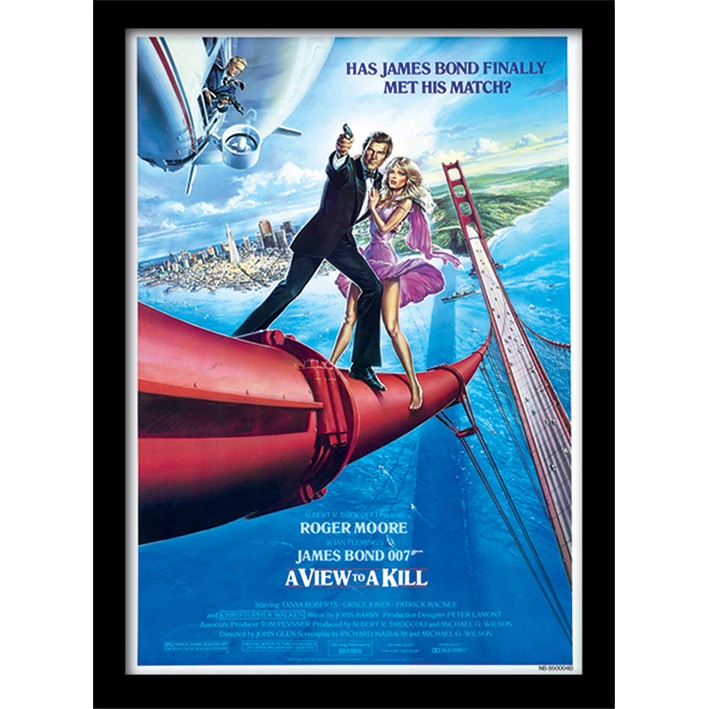 FP10281P James Bond A View to a Kill One sheet Framed Print.jpg