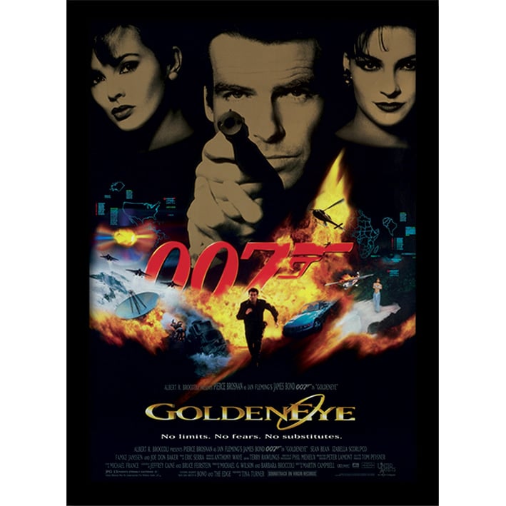 FP10284P James Bond Goldeneye One sheet Framed Print.jpg