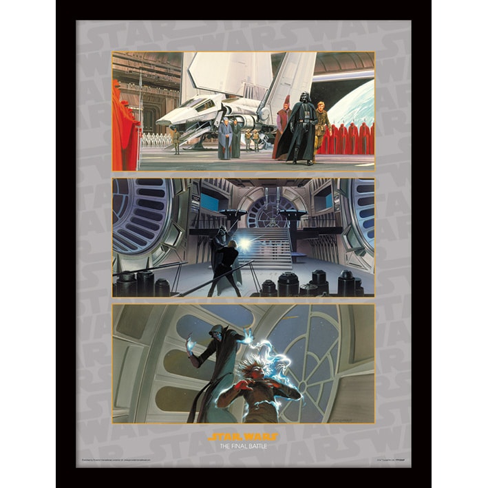 FP11366P Star Wars The Final Battle Framed Print.jpg