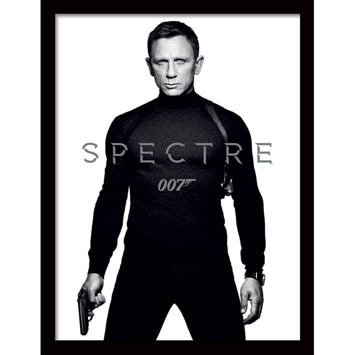 FP11649P James Bond Spectre Black and White Teaser Framed Print.jpg