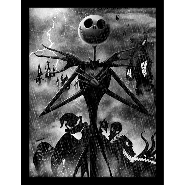 FP11921P Nightmare Before Christmas Jack Storm Framed Print.jpg
