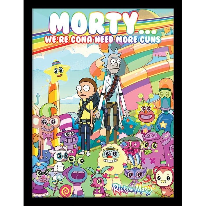 FP12154P Rick and Morty Cuteness Overload Framed Print.jpg