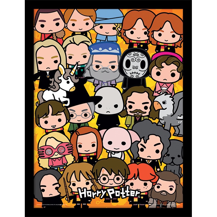 FP12414P Harry Potter Chibi Collection Framed Print.jpg