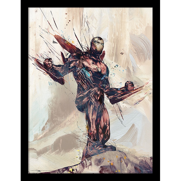 FP12527P Avengers Infinity War Iron Man Sketch Framed Print.jpg