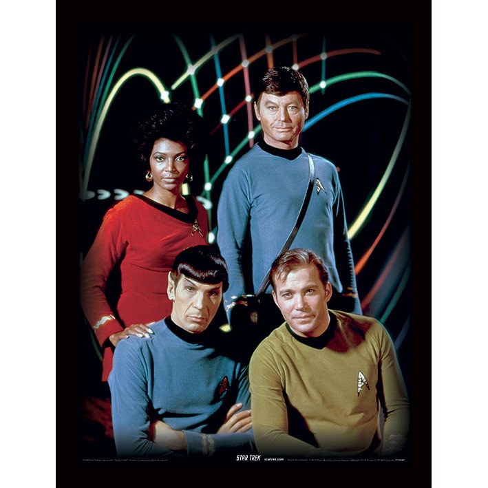 FP12636P Star Trek Kirk Spock Uhura Bones Framed Print.jpg