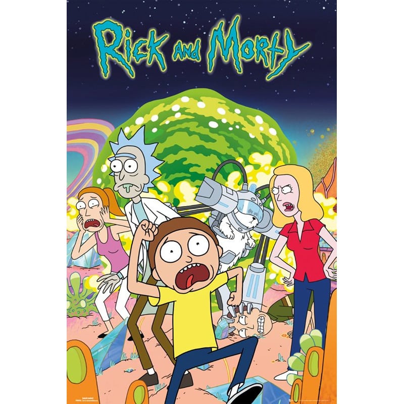 FP4316 Rick and Morty Group Maxi Poster.jpg