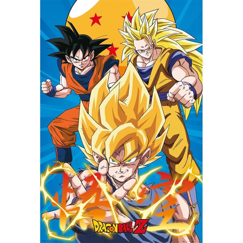 FP4327 Dragon Ball Z 3 Gokus Evo Maxi Poster.jpg