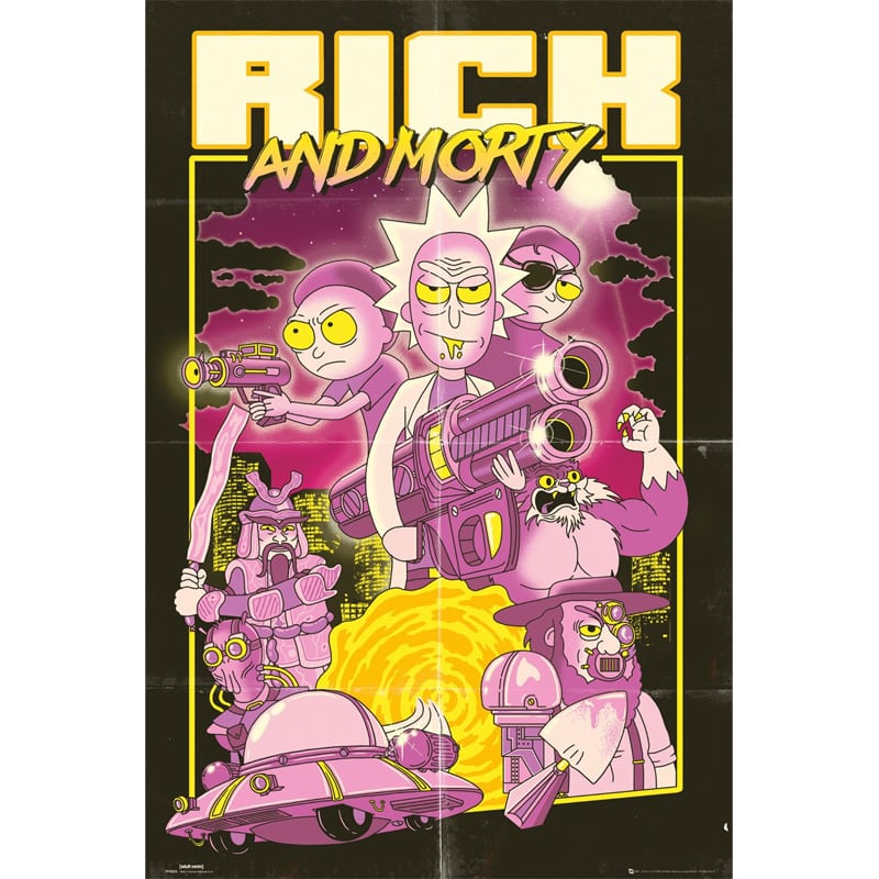 FP4503 Rick and Morty Action Movie Maxi Poster.jpg