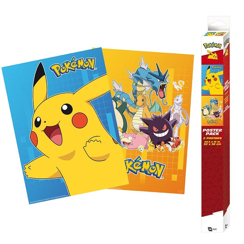 GBYDCO049 Pokemon Colourful Characters Set of 2 Chibi Posters a.jpg