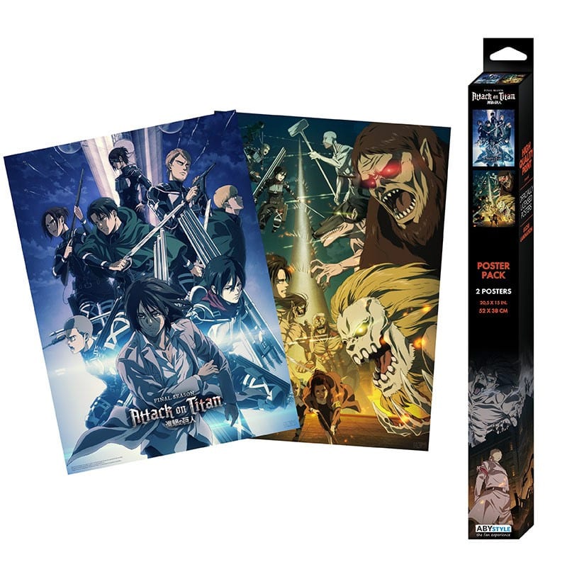 GBYDCO057 Attack on Titan Season 4 Set of 2 Chibi Posters a.jpg