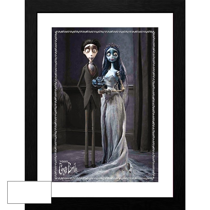 GBYDCO244 Corpse Bride Emily Victor Framed Print.jpg