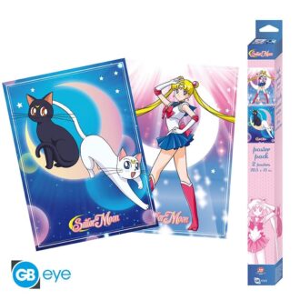 GBYDCO680 Sailor Moon Cats Set of 2 Chibi Posters a 1.jpg