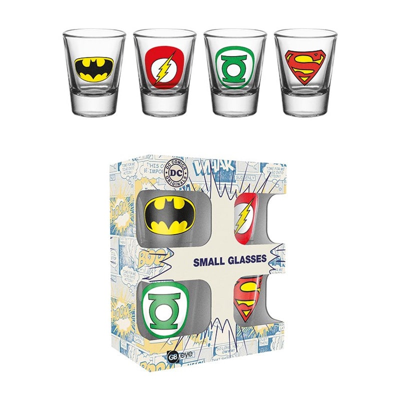 GLA0005 DC Comics Logos Shot Glasses.jpg