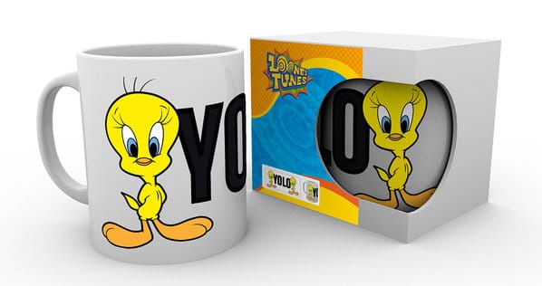 MG1076 Looney Tunes Tweety Pie Yolo Mug b.jpg