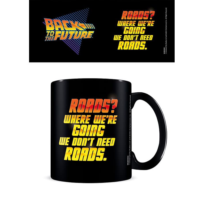 MGB26057 Back to the Future We Dont Need Roads Black Coffee Mug.jpg