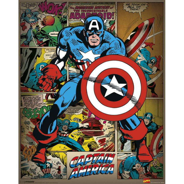 MPP50428 Marvel Comics Captain America Retro Mini Poster.jpg