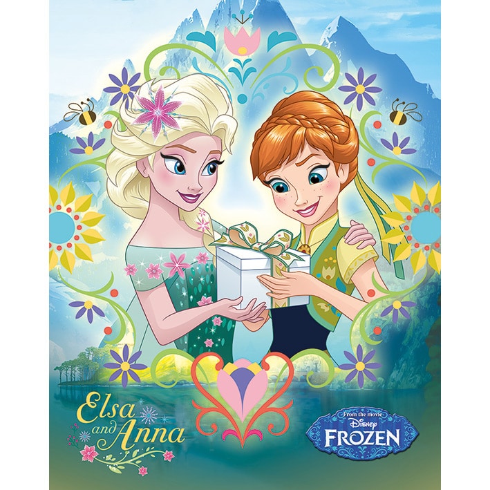 MPP50587 Frozen Fever Anna Elsa Frame Mini Poster.jpg