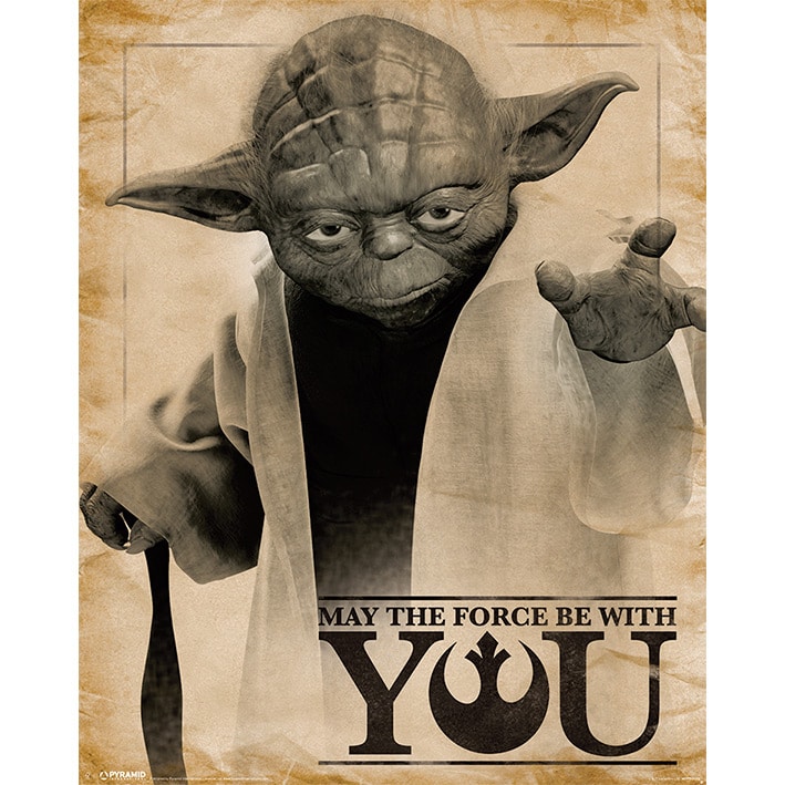 MPP50622 Star Wars Classic Yoda May the Force be With You Mini Poster.jpg
