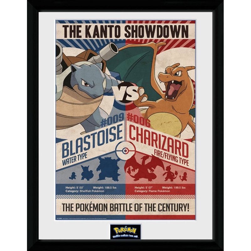 PFC2085 Pokemon Red vs Blue Framed Print.jpg