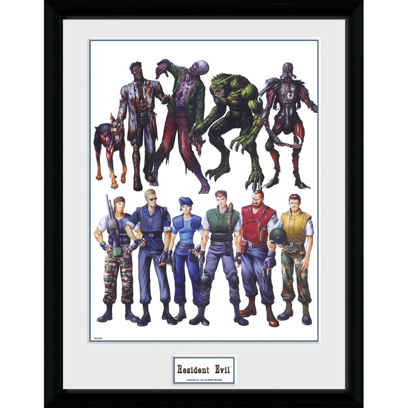 PFC2396 Resident Evil Concept Art Framed Print.jpg