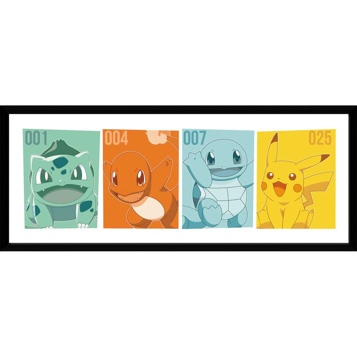 PFD275 Pokemon Kanto Partners Framed Print.jpg