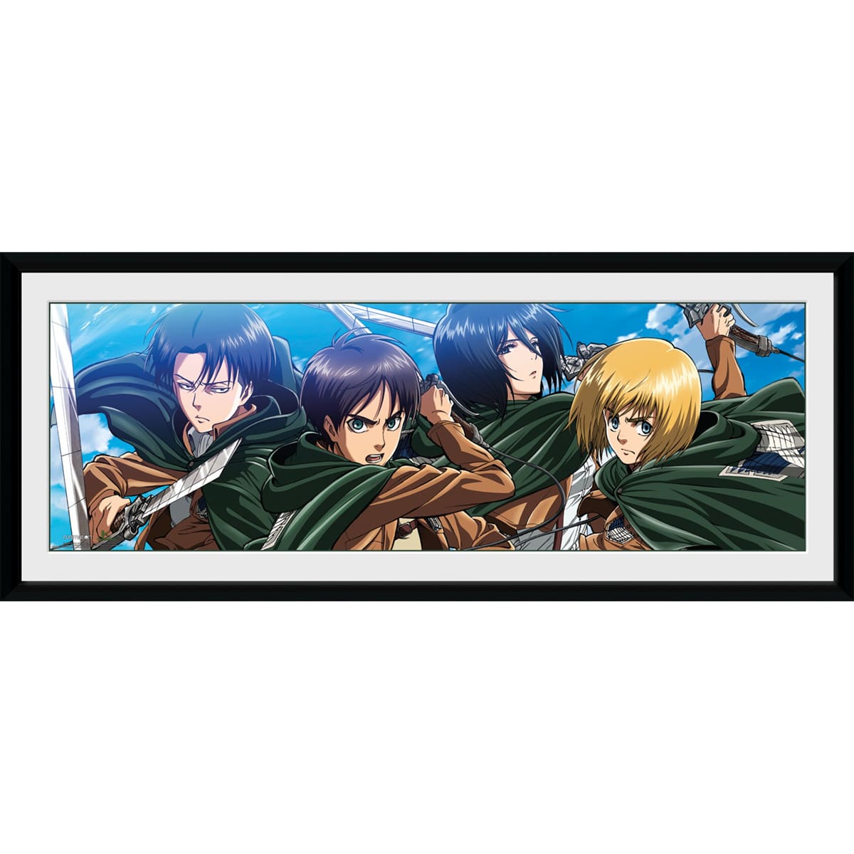 PFD282 Attack on Titan Scout Framed Print a.jpg
