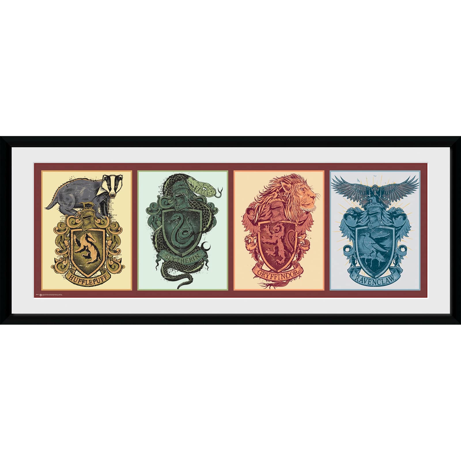 PFD295 Harry Potter House Animals Framed Print a.jpg