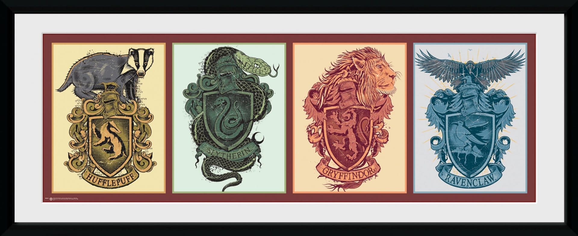 PFD295 Harry Potter House Animals Framed Print b.jpg