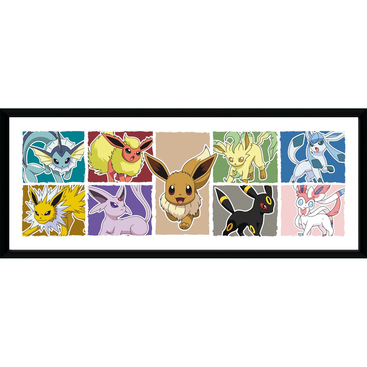 PFD311 Pokemon Eevee Evolution Framed Print.jpg