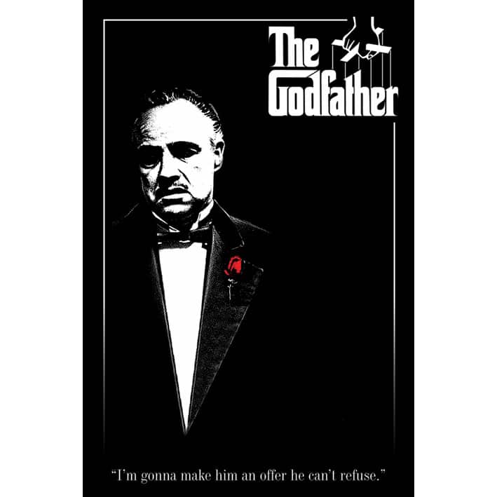 PP30558 The Godfather Red Rose Maxi Poster.jpg