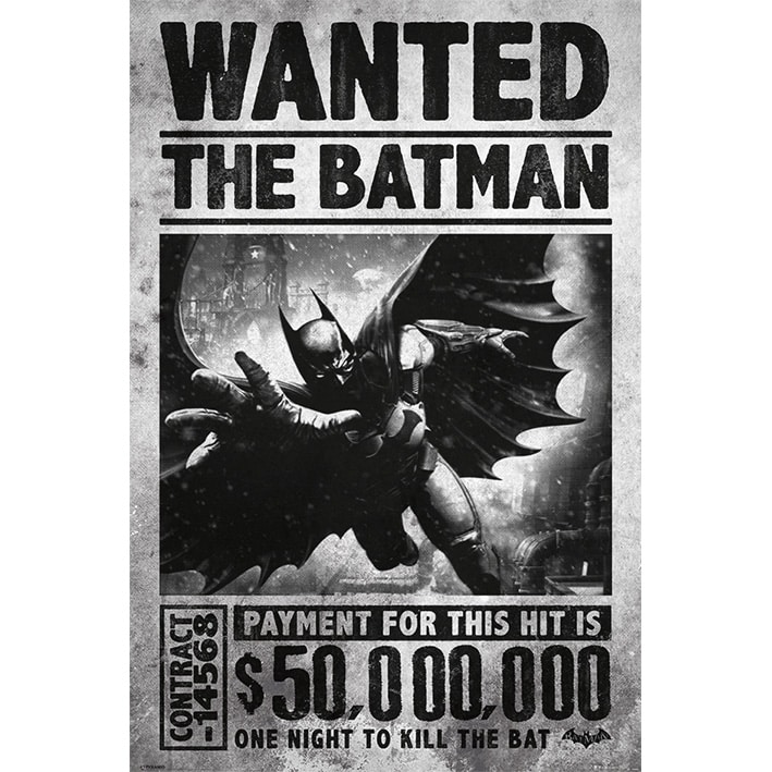 PP33251 Batman Arkham Origins Wanted Maxi Poster.jpg