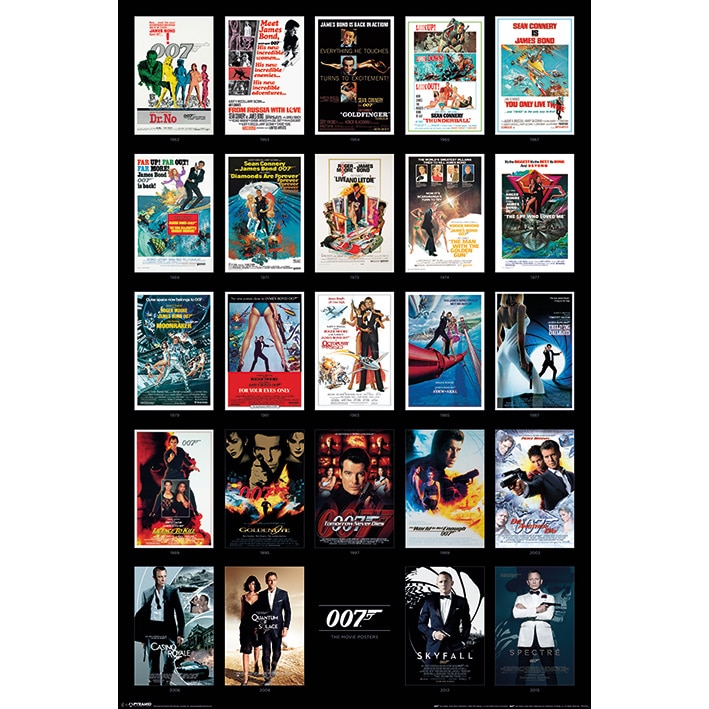 PP33726 James Bond Movie Posters Maxi Poster.jpg