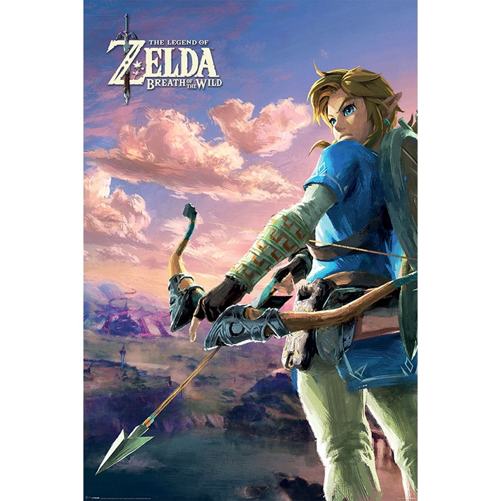 PP34041 The Legend of Zelda Breath Of The Wild Hyrule Scene Landscape Maxi Poster.jpg