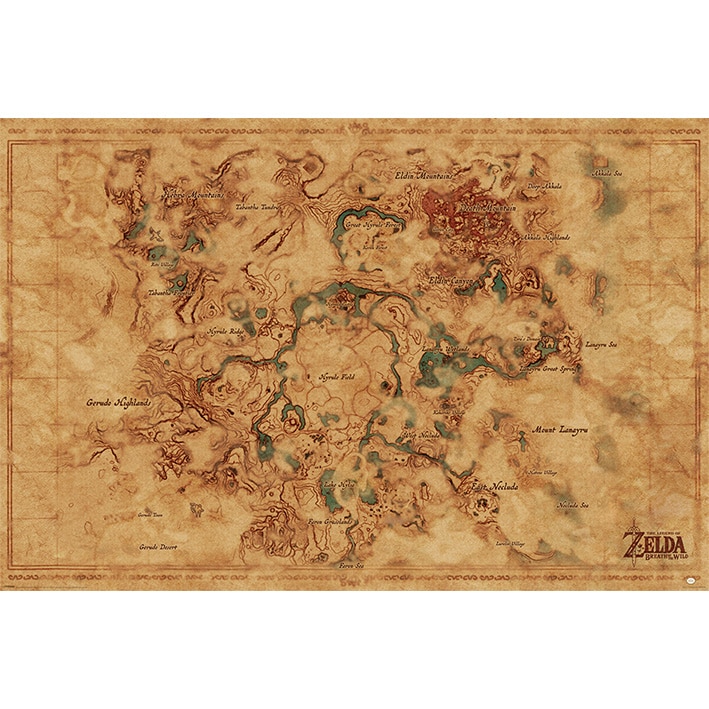 PP34365 The Legend Of Zelda Breath Of The Wild Hyrule World Map Maxi Poster.jpg