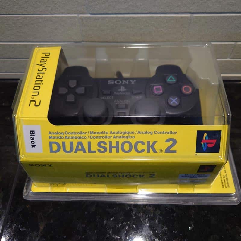 PS2 Handkontroll Original Dualshock 2 Svart Ny b.jpg