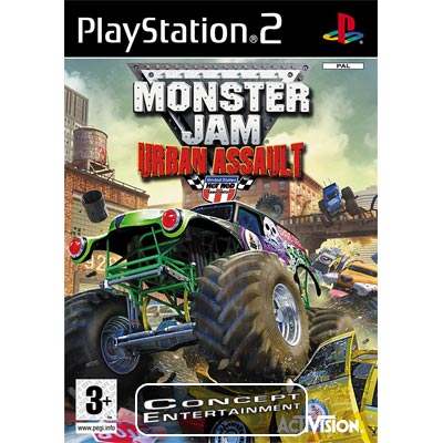 PS2 Monster Jam Urban Assault