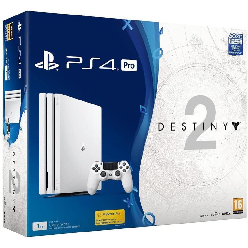 PS4 Ztartpaket Konsol i Originalbox Pro 1TB Vit Destiny 2.jpg