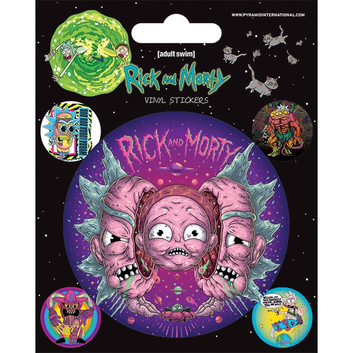 PS7372 Rick and Morty Psychedelic Visions Vinyl Sticker.jpg