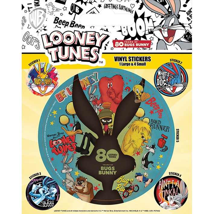PS7442 Looney Tunes Bugs Bunny 80th Anniversary Vinyl Sticker Pack.jpg