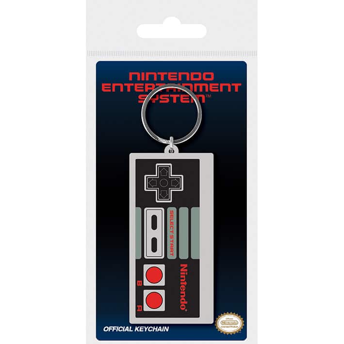 RK38706C Nintendo NES Controller Rubber Keychain.jpg