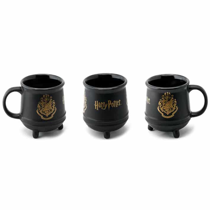 SCMG24474 Harry Potter Hogwarts Crest Ceramic Cauldron Mug Shaped Mug b.jpg