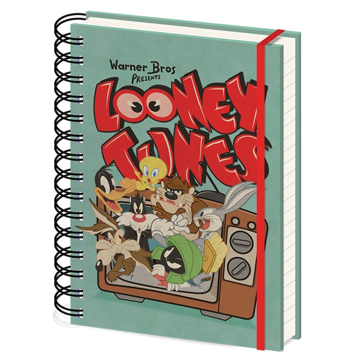 SR73096 Looney Tunes Retro TV A5 Wiro Notebook.jpg