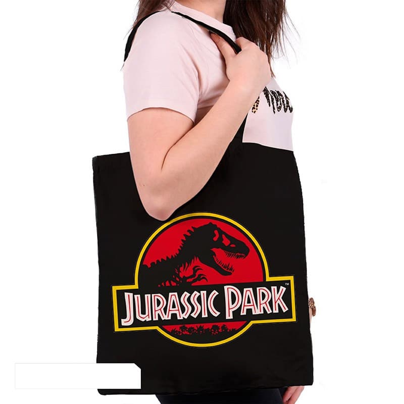 TBA0047 Jurassic Park Logo Tote Bag b.jpg