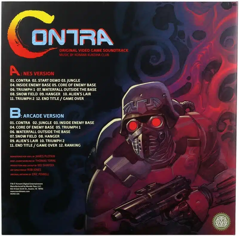 VINYL Contra / Probotector Soundtrack (Red & Blue Camo)